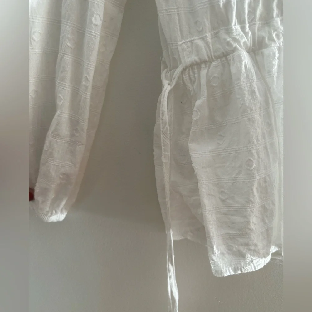 A Bronze Age Ivy Blouse - White Eyelet - Picture 3 of 9